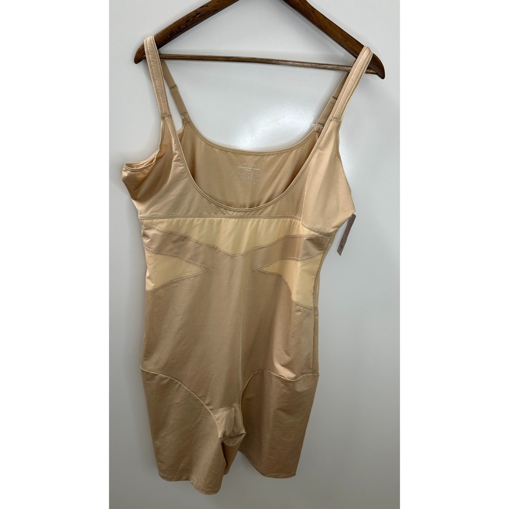 NWT Shape by Cacique Open Bust Thigh Shaper Level 3 Shaping Seamless Beige 26/28 - Picture 11 of 11